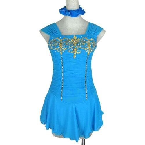 Custom Girls Made to Fit Figure Ice Skating/ Baton/ Twirling Costume Adult Child Girl Show Skirt Performance Competition