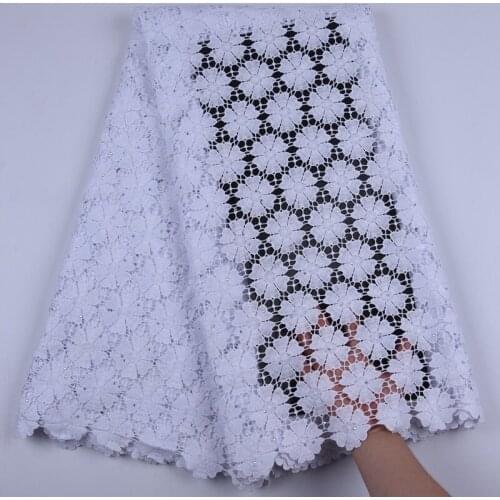 2019new arrival French cord guipure Embroidery stone lace fabric African high quality mesh Lace For Nigerian Wedding dress