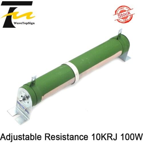 WaveTopSign High Power Adjustable Resistor 10KRJ 100W Resistance Value 0.5O-30KO