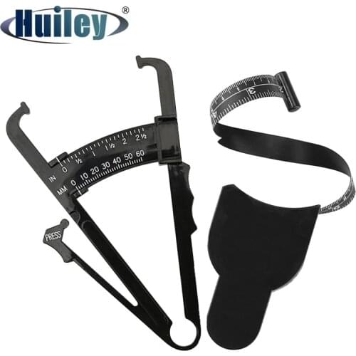 Fitness Tape Measure with Fat Caliper 150 cm 60 inch Quality Body Soft Measuring Tape PVC Height Ruler Meter Lost Waist Fat