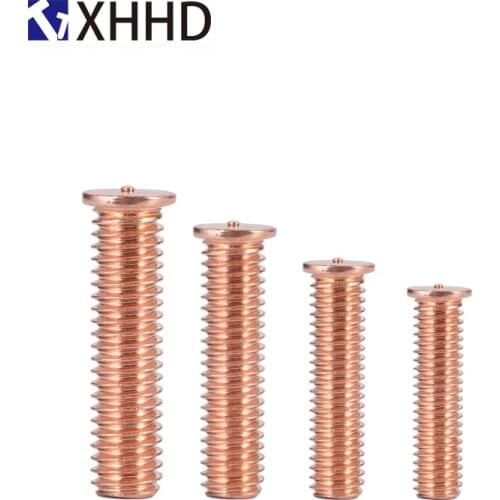 Iron Copper Plating Red Copper Welding Screw Spot Welding Screw Planting Welding Screw Seed Welding Stud M3 M4 M5 M6 M8