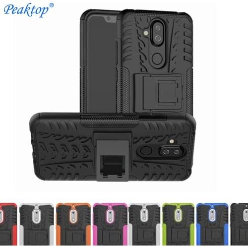 Heavy Duty Armor Holder Silicone Case For Nokia 1.3 3.4 5.3 1 2 5 8 6 3.1 5.1 6.1 Plus 7.1 8.1 3.2 4.2 2.1 2.2 6.2 7.2 2.3 Cover