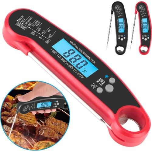 Meat Food Thermometer Probe Water Milk Oil Liquid Oven Digital Temperaure Sensor Waterproof BBQ Kitchen Cooking Tools