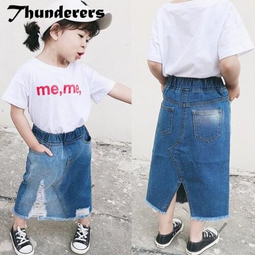 Thunderers Denim Skirts For Girls