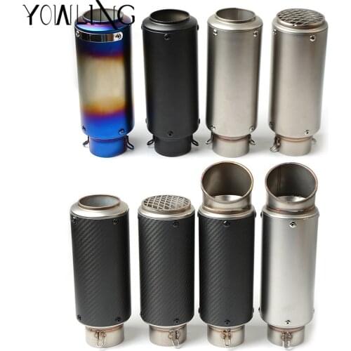 51MM 60mm Motorcycle Exhaust exhaust Muffler Exhaust Escape FOR Suzuki GSX GSXR 400/600/750/1000 SFV650 GSX650F V-Strom 650