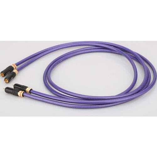 High Quality Van Den Hul V D H G5 interconnects With Gold Plated RCA Connector