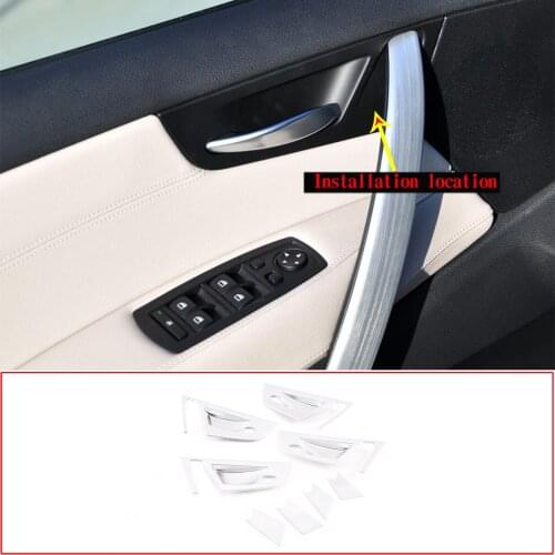 For 2006-10 BMW X3 car inner door bowl protective cover ABS pearl chrome auto parts