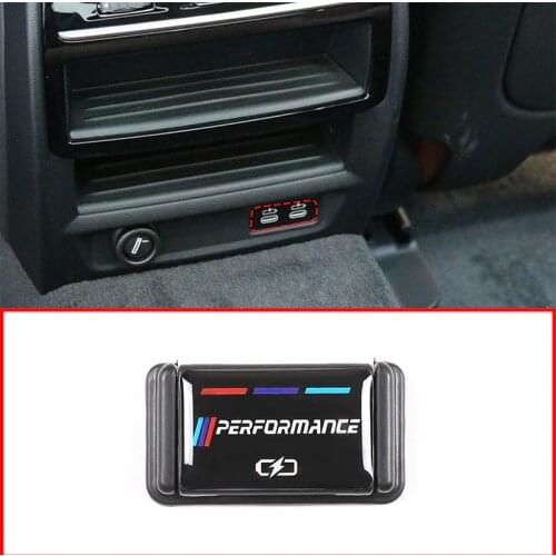 ABS Plastic Car Rear Charging Port USB Protection Cover For 5 Series G30 2020 Interior Accessories