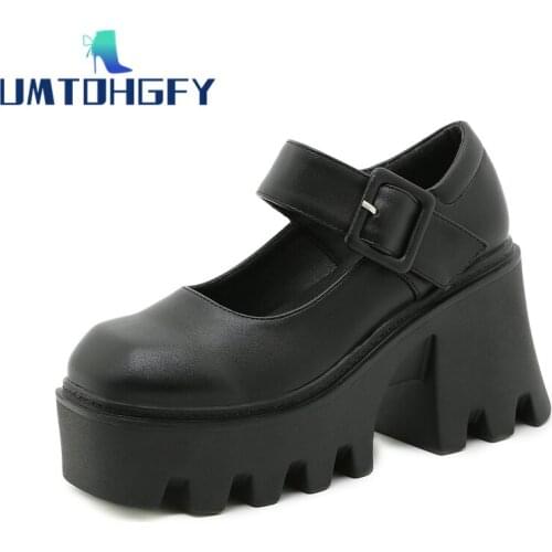 Women Shoes Japanese Style Lolita Shoes Women Vintage Soft High Heel Platform Shoes College Student Mary Jane Girls Party Shoes