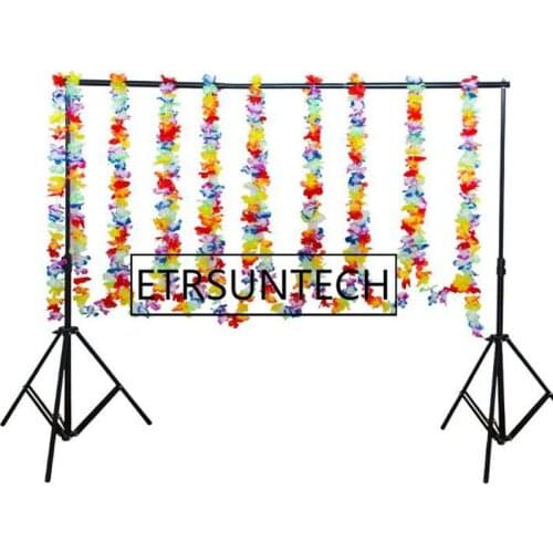 100pcs 2m/3m/6m/10m Long Tropical Hawaiian Flower Leis Garland Hawai Floral Beach Wedding Party Decoration