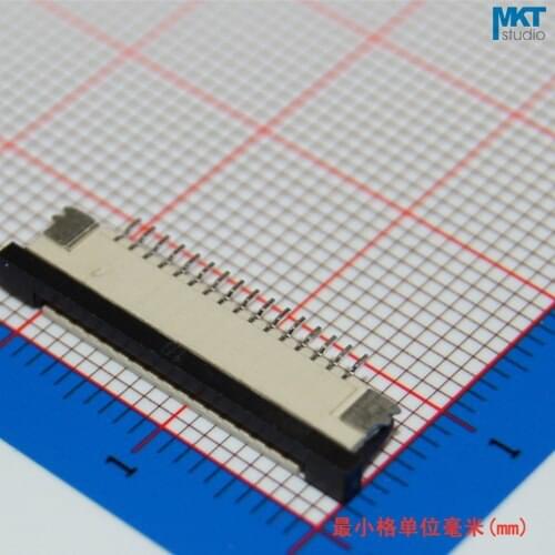 100Pcs Low/Upper Contact Type Drawer Mode 16P/17P/18P 1.0mm Pitch 2.5mm Height FPC FFC Connector