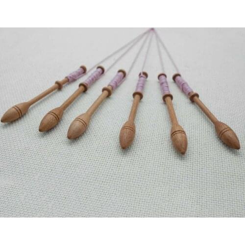 12 Pcs Bobbin Lace Danish Style Weaving Tool Kit Portable for Beginners Lace Making Home Accessories