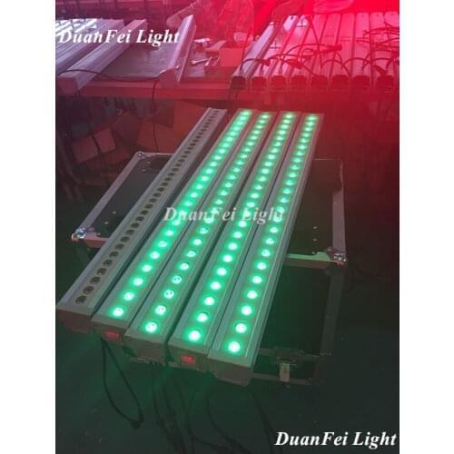 12pcs led building tower bar washing lyre 24x3w 3in1 rgb led wall washer bar light ip65
