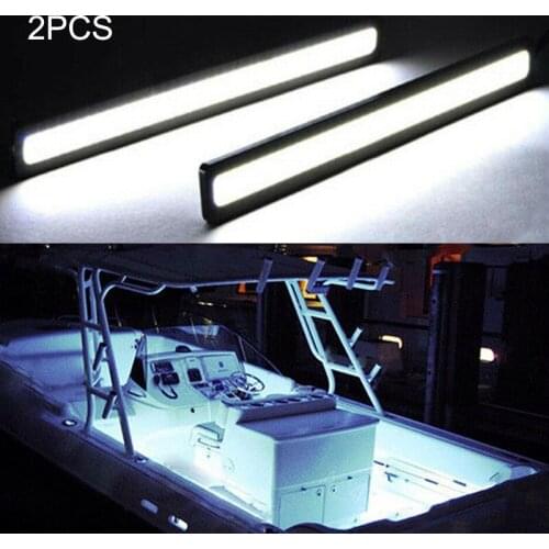 2x 17cm Waterproof Boat Marine Grade Large 12 Volt LED Courtesy Lights Luces led White Blue Red Green