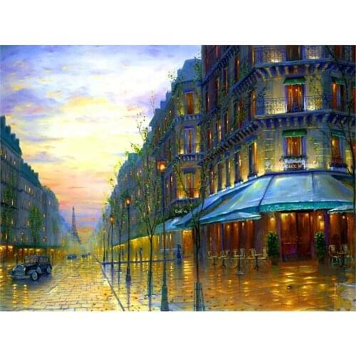 H2285 diamond painting crystal,3d diamond,diamond embroider Urban street