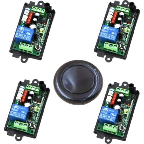 AC 220V 110V 1CH RF Wireless Remote Control Switch System 315Mhz Smart Remote Light Switch 1 Channel Relay + Transmitter