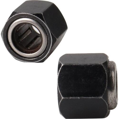 Racing HSP R025 Hex Nut One Way Bearing for 1/10 Nitro Engine 1/10 RC Spare Parts (Black)