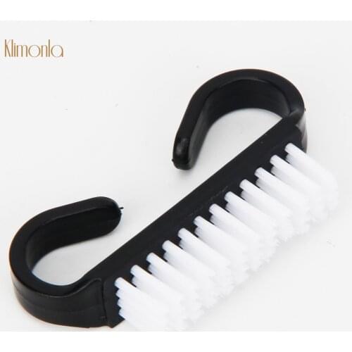 New 10Pcs/lot Nail Art Dust Brush Black Cleaning Brushes For Nail Care Manicure Beauty Clean Tools Small Angle Nail Brush