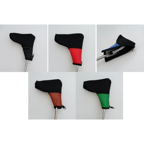 Lightweight Mesh Golf Putter Zip Headcover Club Head Cover Replacement