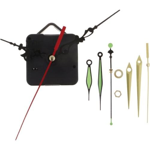 Quartz Wall Clock Movement Mechanism With Hands DIY Repair Tool Parts Kit