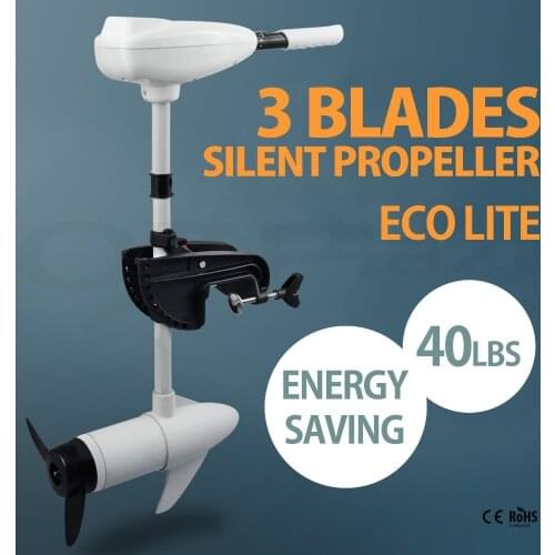 MARINE 40LBS ELECTRIC OUTBOARD TROLLING MOTOR WHITE For Salt Water