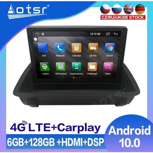 128GB Screen Android Radio For Audi Q3 A1 2013 2014 2015 - 2018 Multimedia Video Player Car GPS Navigation Auto Stereo Head Unit