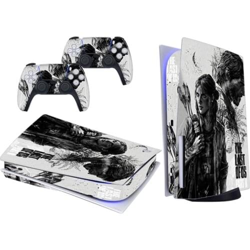 The Last of Us PS5 Disk Edition Skin Sticker Decal Cover for PlayStation 5 Console and Controllers PS5 Skin Sticker Vinyl