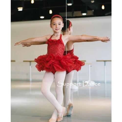Support-Dance Backless Professional Ballet Tutu Dress Kids Adult Dance Costume C227