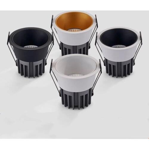 Dimmable Recessed LED Downlights 7W 9W 12W 15W LED Ceiling Light Spot Lamp Indoor Lighting AC85-265V