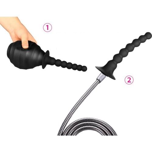 Wetips Silicone Enema Anal Cleaning Anus Cleaner Douche Shattaf Portatil Ducha Shower Bidet Washing Ducha Higienica Anal Shower