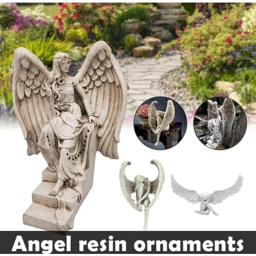 Angel Fairies Mother Figurine Resin Ornament for Garden Home Art Decoration Accessories _WK