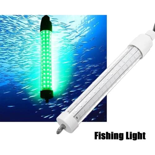 10W 12V LED Fishing Light Green Underwater Fish Lamp Squid Lights Lure Bait Finder YS-BUY