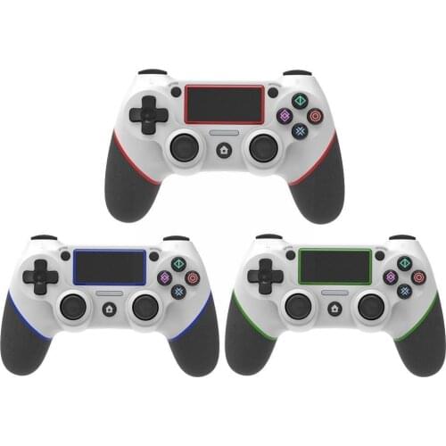 High quality bluetooth wireless joystick handle dual 6 axis Wireless gamepad vibration For PS4 bluetooth suitable motors wi S2T4