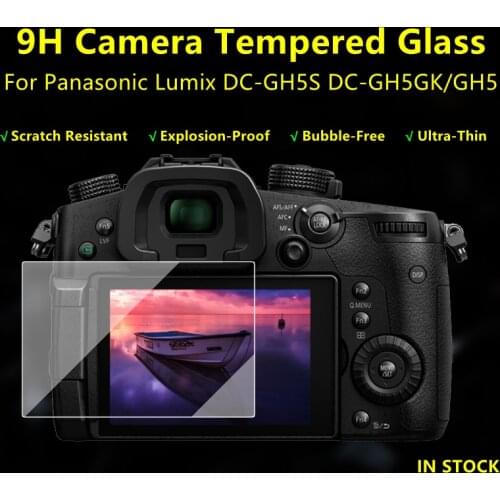 Panasonic GH5 & GH5S Camera Glass 9H Hardness Tempered Glass Ultra Thin Screen Protector for Panasonic Lumix DC-GH5S GH5 Camera