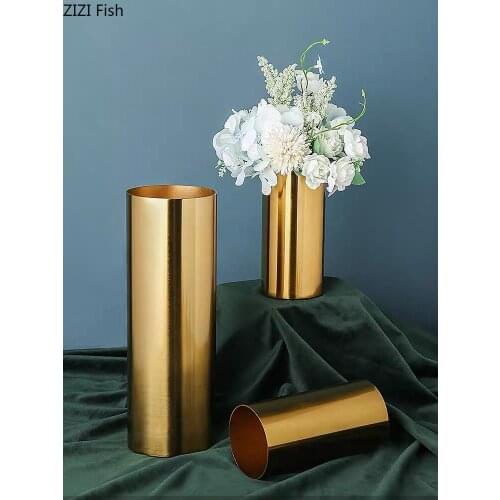 ZIZI FISH Metal Flower Vases
