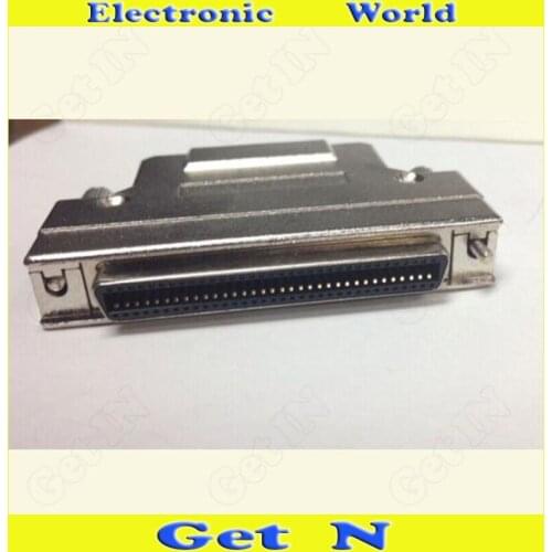 1pcs SCSI Head CN68P Female Iron Shell SCSI CN68P Female Connector Welding Sharpnel Connector