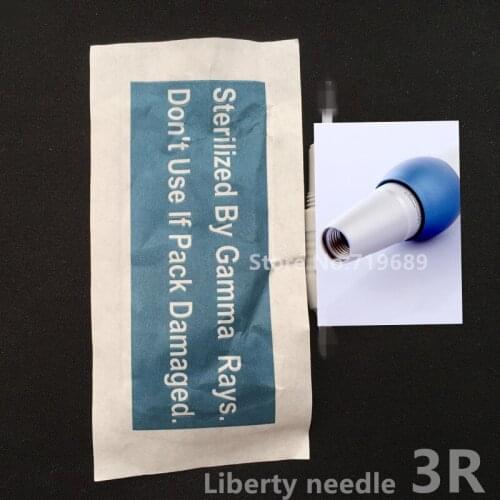 10pcs liberty needles 3rl permanent make up tattoo lip/eyebrow needles cartridge for digital permanent makeup machine