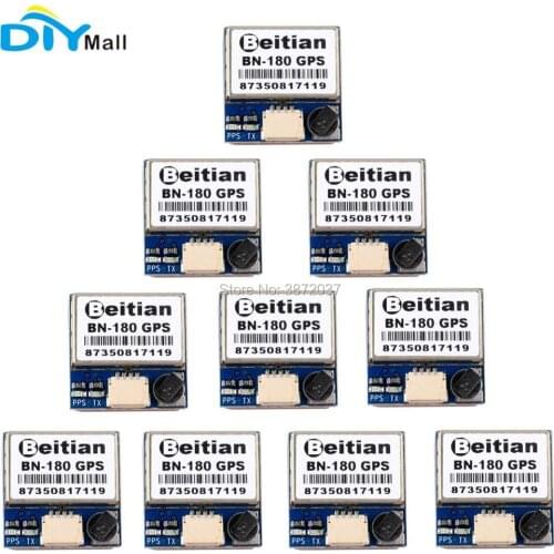 10pcs/lot Beitian BN-180 GPS Module UART TTL Dual Glonass GPS Passive Antenna for Aircraft CC3D F3 Flight Control
