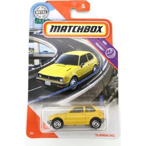 2020 Matchbox Car 1:64 Sports car 76 HONDA CVCC Metal Material Body Race Car Collection Alloy Car Gift