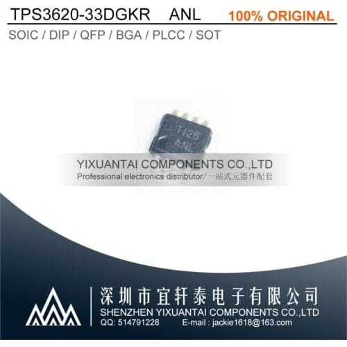 5pcs/lot 10pcs/lot 50pcs/lot Free shipping original TPS3620-33DGKR 3620-33 ANL MSOP8