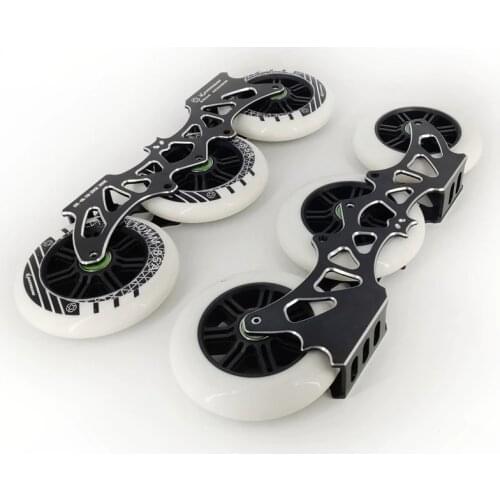 HOOMORE Inline Speed Skating Frame 3X110mm with 110mm 85A PU ILQ-9 608 Bearing 7000 Alloy CNC Slalom for SEBA for Powerslide