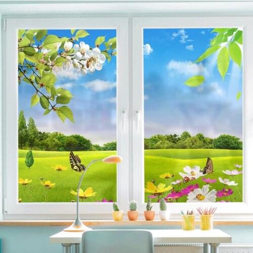 Customized shading anti-peep glass film anti-glare matte door window glass sticker toilet light opaque bathroom