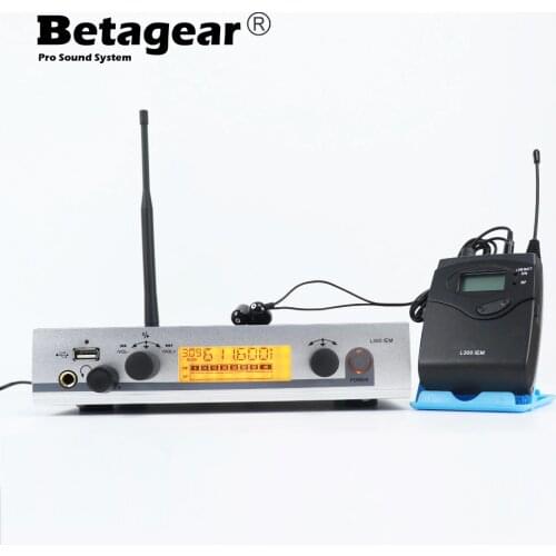 Betagear 300IEM G3 SR300 In Ear Monitor Wireless System Profesional Stage Monitoring Microphone Transmitter Audio System