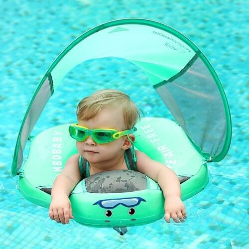 Safety Non-inflatable Newborn Baby Waist Float Lying Swimming Ring Pool Toys Swim Ring Swim Trainer For Infant Swimmers