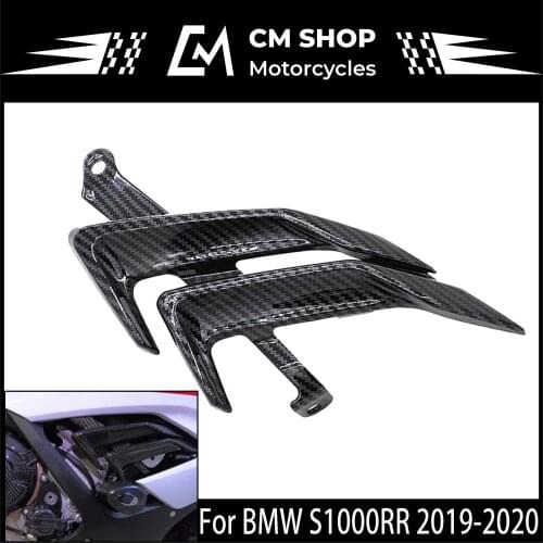 BMW Motorcycle Fairing Cover Protector Black Carbon Fiber (ABS) Small Fairing Cover Protector For BMW S 1000 RR S1000RR 2019 202