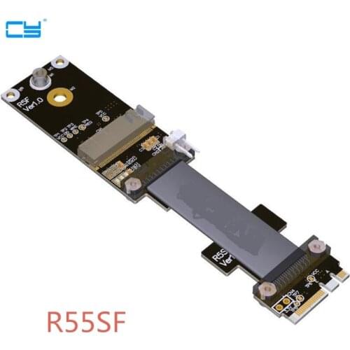 Riser M.2 WIFI A.E Key A+E 2230 To M.2 NVMe NGFF Riser Extension adapter Card Ribbon Cable for M2 wi-fi Bluetooth 3G 4G card