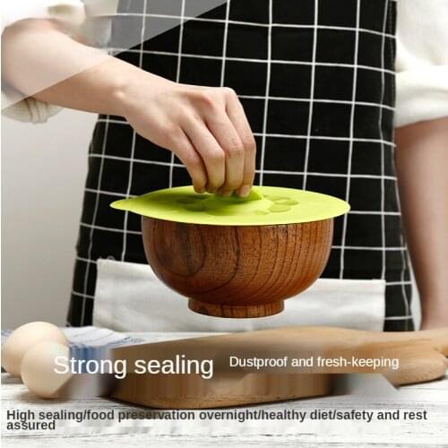 Silicone stretch lids microwave splatter cover fresh-keeping cookware canning cup pot dish cover bowls lid baking accessories