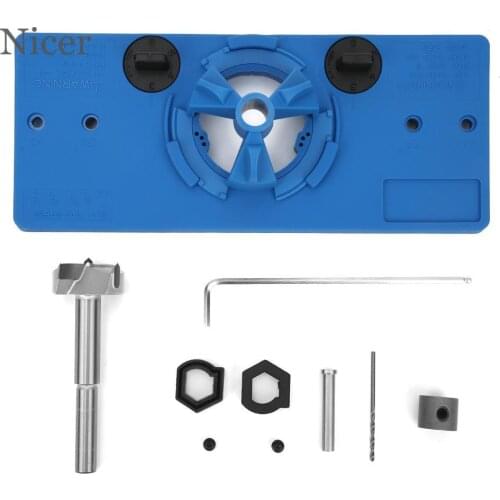 35mm Hinge Drilling Woodworking Tools Concealed Guide Hinge Hole drill bit Guide Locator Hole Opener Door Cabinet Accessories