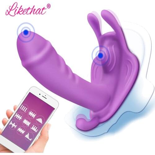 Wear Dildo Vibrator Sex Toy for Women Orgasm Masturbator G Spot Clit Stimulate Remote Control Panties Vibrators Adult Sex Toys