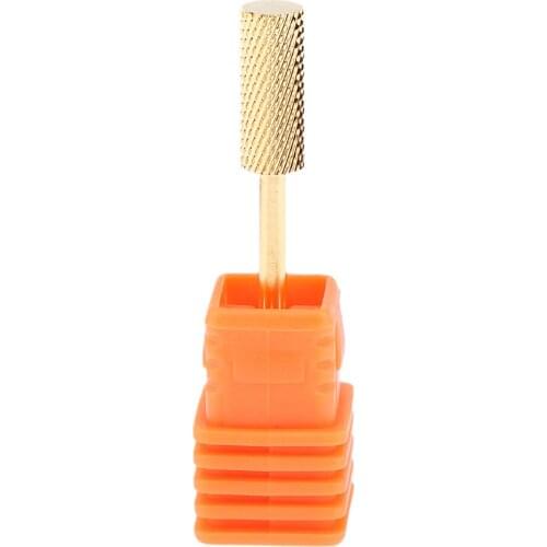 Tungsten Cuticle Nail Drill Bit With Smooth Top Electric File 3/32 Inch Manicure Pedicure Nail Art Tool Set